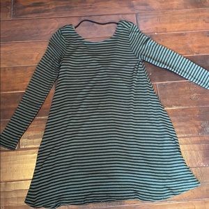 Green stripped dress!!